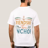 友情いかり。 Tシャツ (裏面)