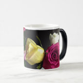 友情および愛マグのバラ モーフィングマグカップ (正面右)