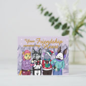 友情がハート ポストカード (スタンド正面)