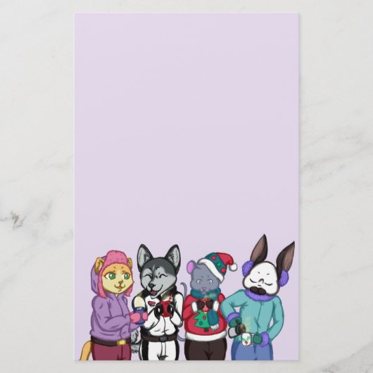 友情がハート 便箋 (正面)