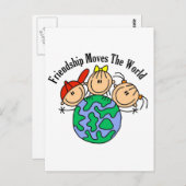 友情が世界のTシャツとギフトを動かす|過去記事 ポストカード (正面/裏面)