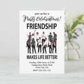 友情が人生を豊かにする フレンドシップパーティー 招待状 (スタンド正面)
