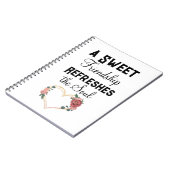 友情が心をリフレッシュする ノートブック (左側)