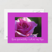 友情が私の人生を彩る ポストカード (正面/裏面)