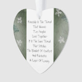 友情が糸になる オーナメント (正面)