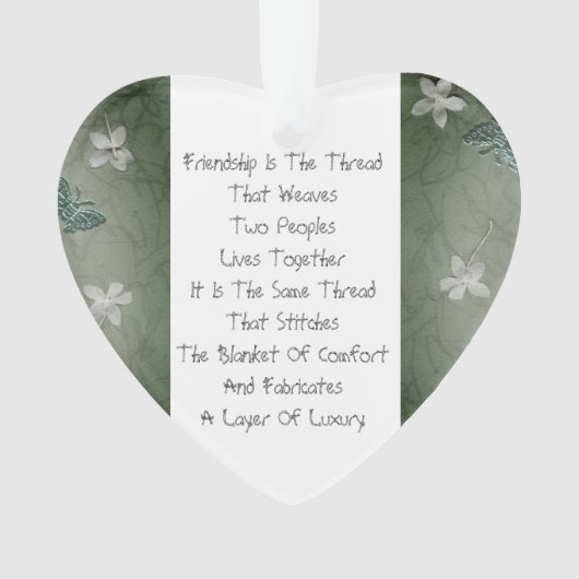 友情が糸になる オーナメント (正面)