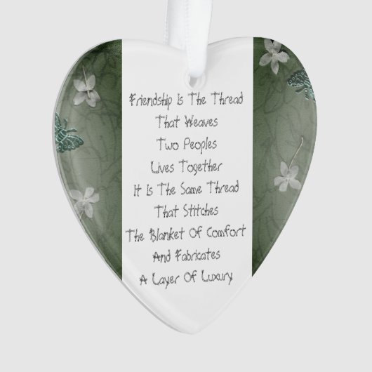 友情が糸になる オーナメント (正面)