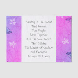 友情が糸になる 薄葉紙