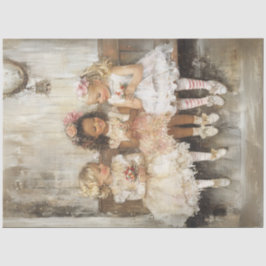 友情が芽生える3人の子どもたち 薄葉紙