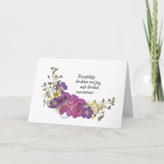 友情ことわざ カード (正面)