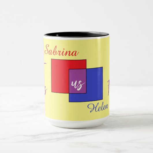 友情つながり マグカップ (中央)