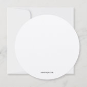 友情とサッカーの感謝祭の休日 招待状 (裏面)