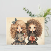 友情と希望: クリスマスの祝福 シーズンカード (スタンド正面)