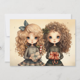 友情と希望: クリスマスの祝福 シーズンカード