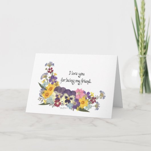 友情と愛 カード (正面)