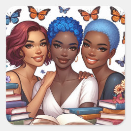 友情と言葉 スクエアシール