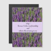 友情と賞賛の磁気グリーティングカード (正面/裏面)