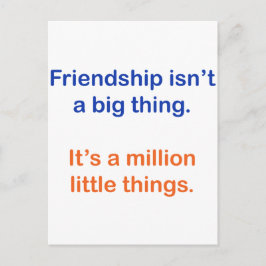 友情なんて大したことじゃない ポストカード