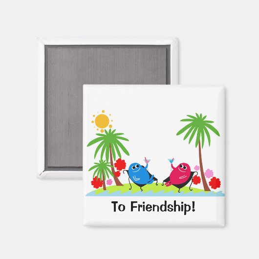 友情に乾杯！ マグネット (正面/裏面)