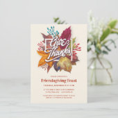 友情に富む与えフェスティバル紅葉 招待状 (スタンド正面)