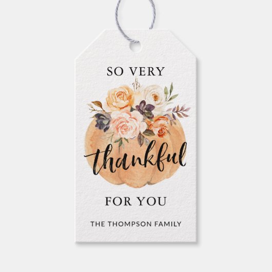 友情に感謝する ギフトタグ (正面)