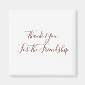 友情に感謝する マグネット (正面)