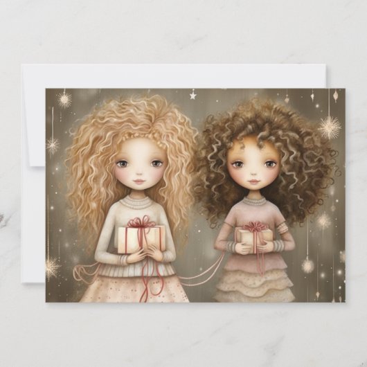 友情に感謝：ホリデーグリーティング シーズンカード (正面)