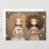 友情に感謝：ホリデーグリーティング シーズンカード (正面/裏面)