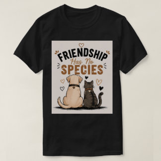 友情に種族はない Tシャツ