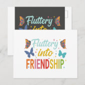 友情に駆け込む インビテーションポストカード (正面/裏面)