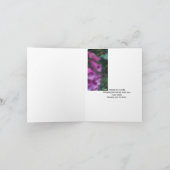 友情のための感謝 サンキューカード (内部)