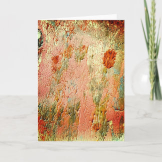 友情のための美しい抽象芸術カード カード