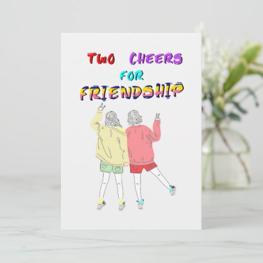 友情のための2つの応援30女の子7月の友人 セーブザデート (スタンド正面)