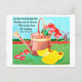 友情のはがき感動的の花 ポストカード (正面)