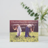 友情のはがき ポストカード (スタンド正面)