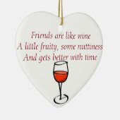 友情のクリスマスのオーナメント セラミックオーナメント (右)