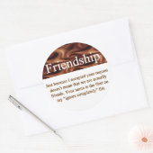 友情のシール ラウンドシール (封筒)