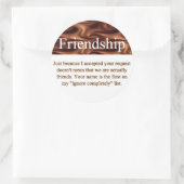 友情のシール ラウンドシール (バッグ)