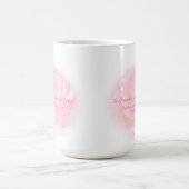 友情のバラの引用文 コーヒーマグカップ (中央)