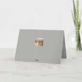 友情のバレンタインカードの黄色バラ シーズンカード (裏面)