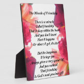 友情のプラークの奇跡 フォトプラーク (側面)