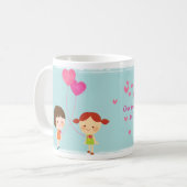 友情のマグ コーヒーマグカップ (正面左)