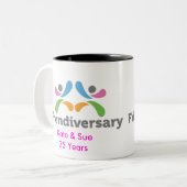 友情のマグ ツートーンマグカップ (正面左)