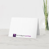 友情のメッセージカード カード (裏面)