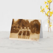 友情のメッセージカード カード (黄色い花)