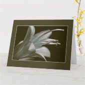 友情のヴィンテージ枠のグリーティングカード カード (黄色い花)