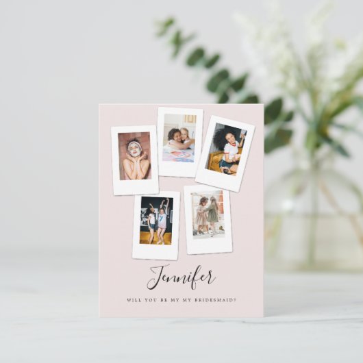 友情の写真は私の花嫁カードになる 招待状 (スタンド正面)