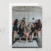 友情の写真 ガレンタインズデーの定義カード シーズンカード (正面/裏面)