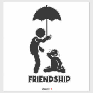 友情の力と美しい シール