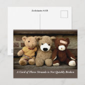 友情の力 伝道書4:12 ポストカード (正面/裏面)